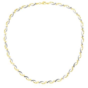 Luxusní zlatý náhrdelník s řeckým vzorem