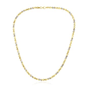 Elegantní zlatý náhrdelník