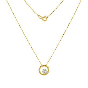Zlatý náhrdelník s minimalistickým přívěskem