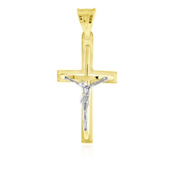Zlatý křížek s Ježíšem Kristem