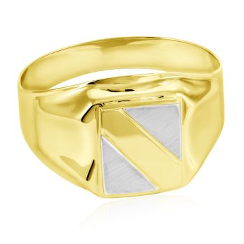 Zlatý pánský pečetní prsten