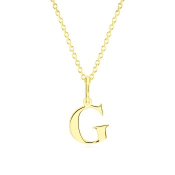 Zlatý řetízek s písmenem „G“ - tiskací