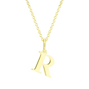 Zlatý řetízek s písmenem „R“ - tiskací