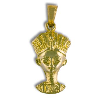 Zlatý přívěsek Nefertiti
